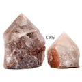 Fire Quartz Top Polished Points / 4-5" AVG - 1 KILO LOT