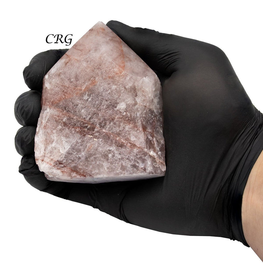 Fire Quartz Top Polished Points / 4-5" AVG - 1 KILO LOT