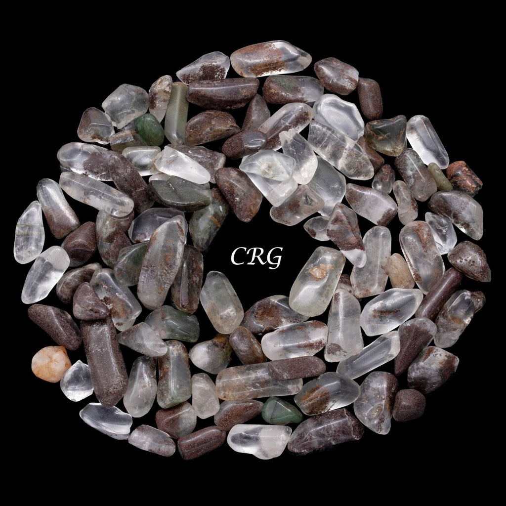 Garden Quartz Chips Tumbled 5 to 20 mm Wholesale Lot (1 Pound)