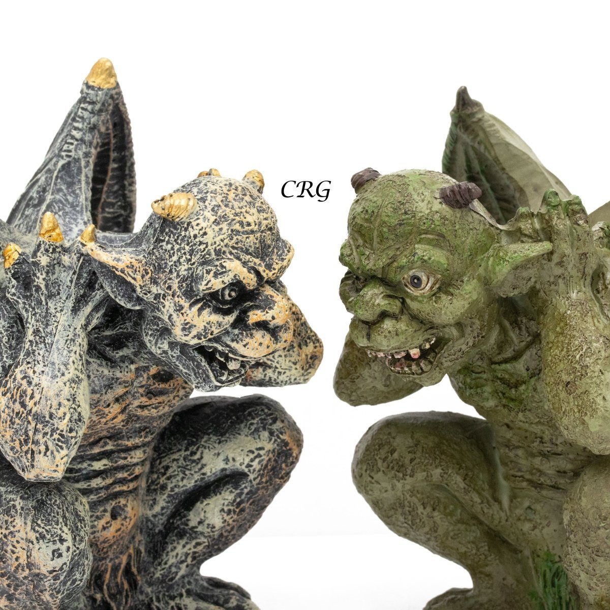 Gargoyle Sphere Holder Stands (2 Pieces) Size 5 Inches Crystal Gemstone Display