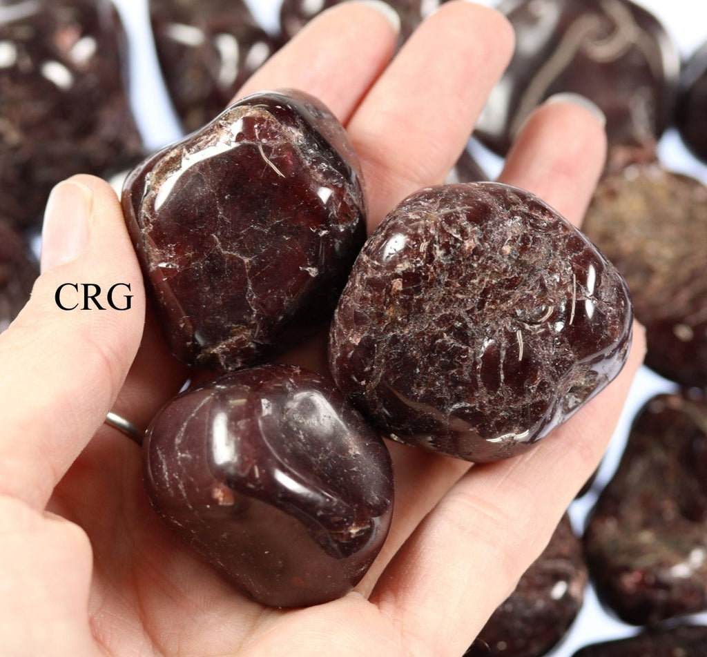 Garnet Tumbled 20 to 40 mm Wholesale Lot (1 Pound)
