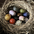 Gemstone Crystal Egg Collection (24 Pieces) Size 3 cm Small Polished Egg Stones