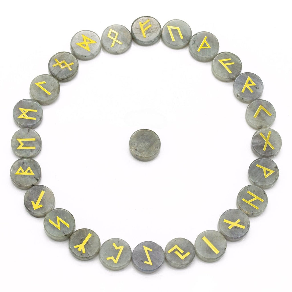 Gemstone Rune Stones ( 25 Pc Sets )