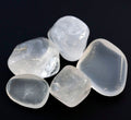 Girasol Quartz Tumbled (8 Ounces) Size 20 to 30 mm Clear Tumbled Crystal Gemstone