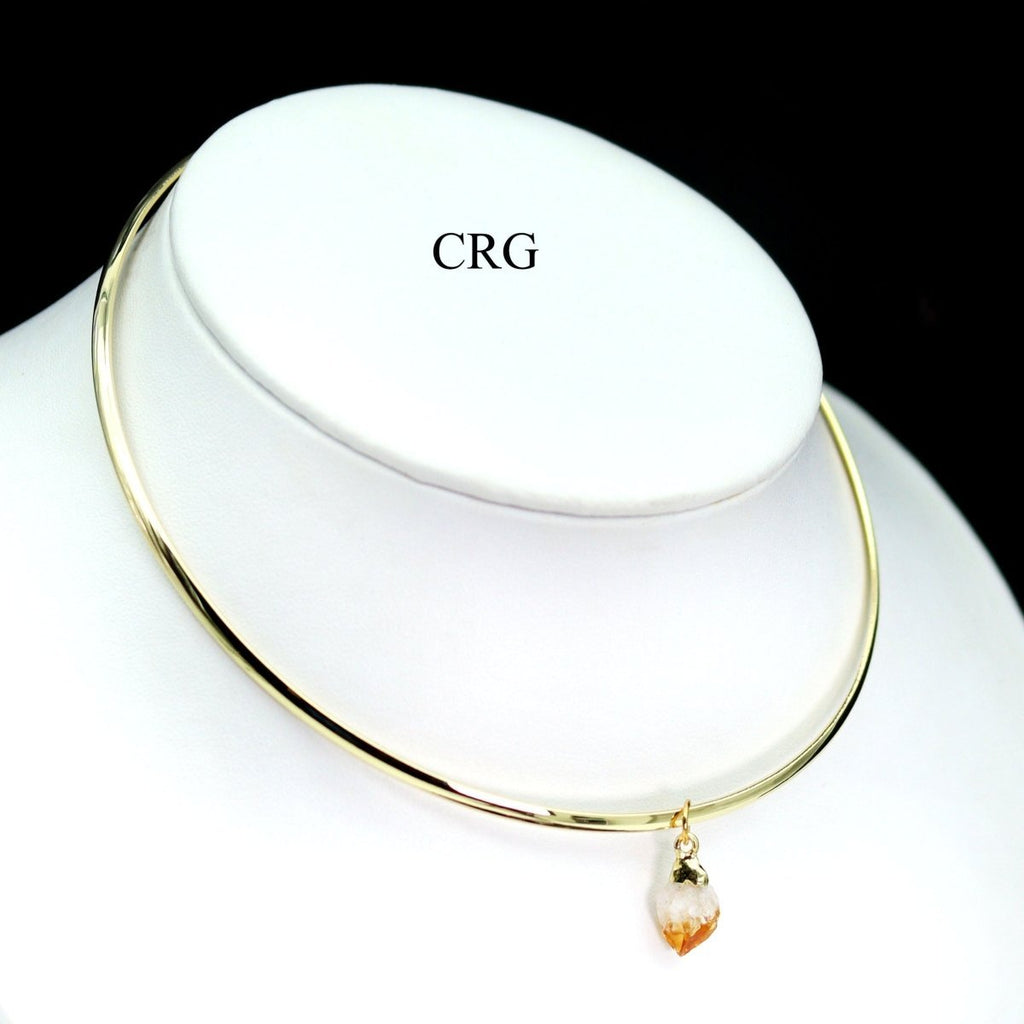 Choker Hoop Necklace with Gold Plating (5 Inches) (1 Piece)