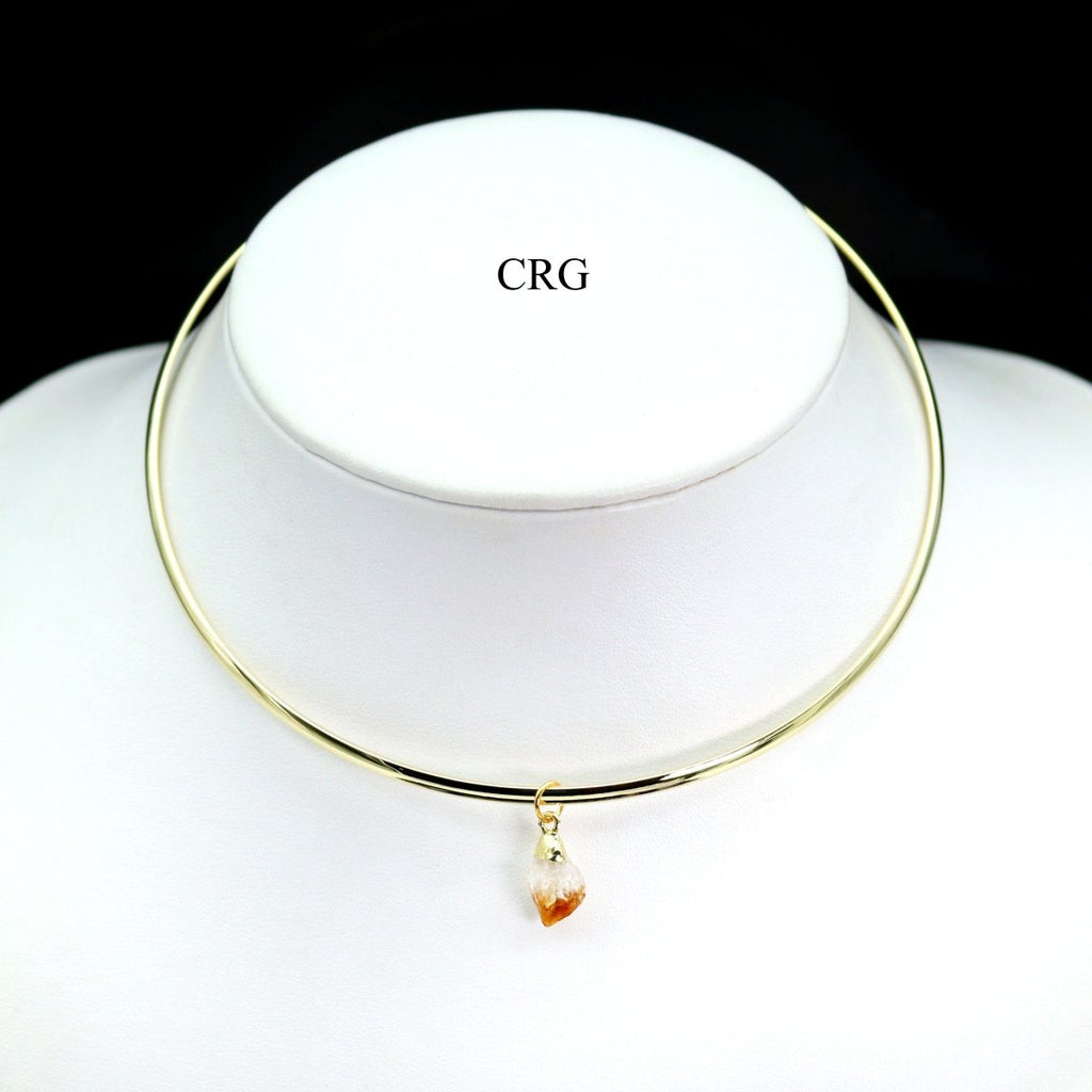 Choker Hoop Necklace with Gold Plating (5 Inches) (1 Piece)