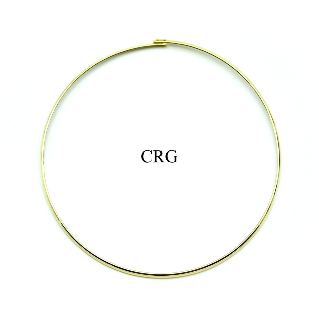 Choker Hoop Necklace with Gold Plating (5 Inches) (1 Piece)