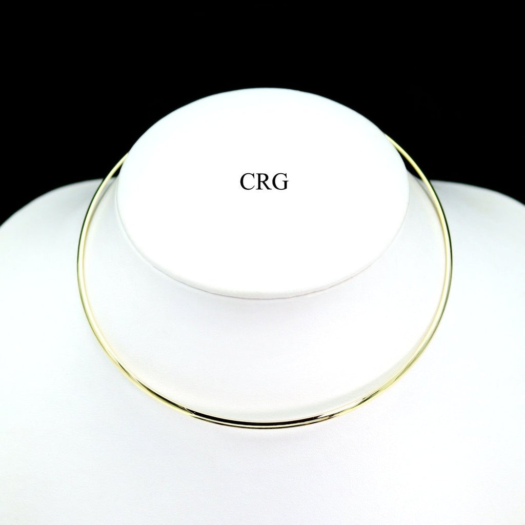 Choker Hoop Necklace with Gold Plating (5 Inches) (1 Piece)