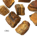 Gold Tiger's Eye Rough (Size 1 to 2 Inches) Bulk Wholesale Raw Crystals Minerals Gemstones