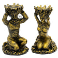 Golden Tree People Sphere Stand Set of 2