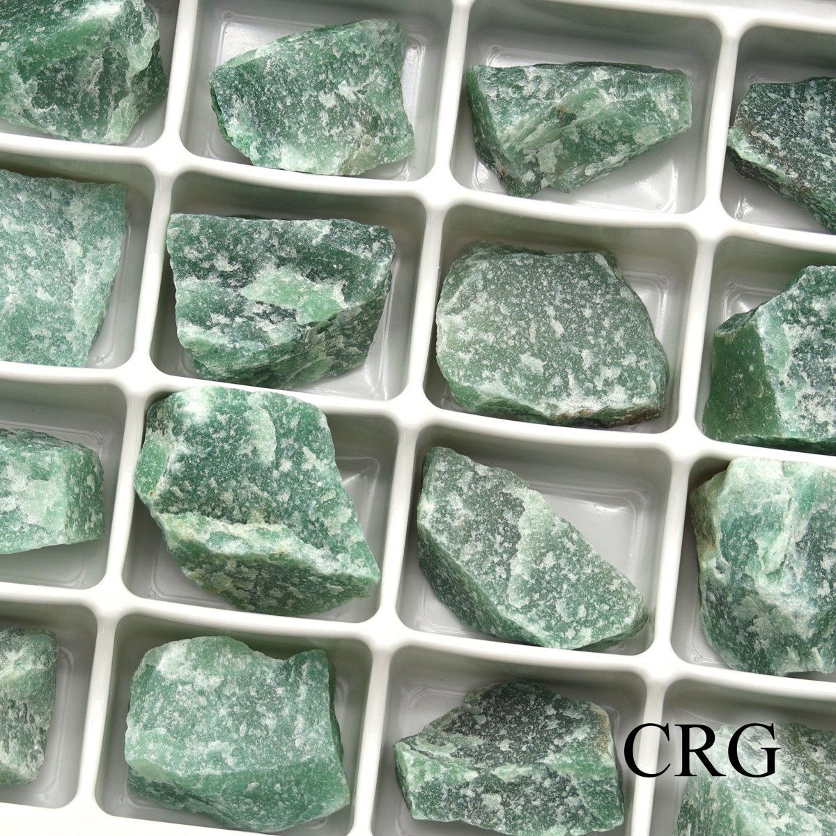 Green Quartz Rough Flat (24 Pieces) Size 1 to 1.5 Inches Bulk Wholesale Lot Crystal Minerals
