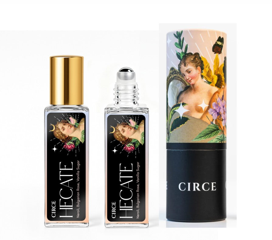 Hecate Goddess Perfume Oil – Neroli, Rose & Vanilla Roller | 10ml