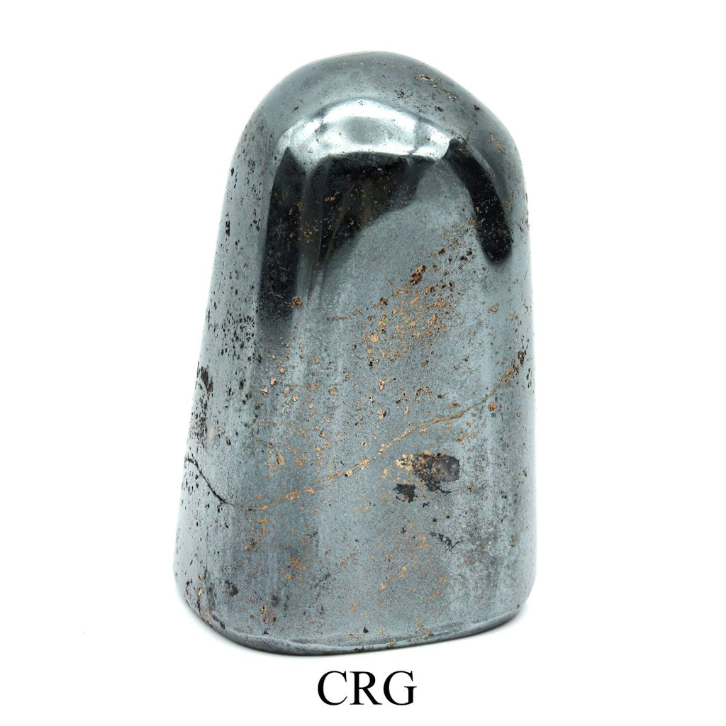 Hematite Freeform Boulder (1 Piece) Size 2.5 to 3.5 Inches Standing Crystal Gemstone Decor