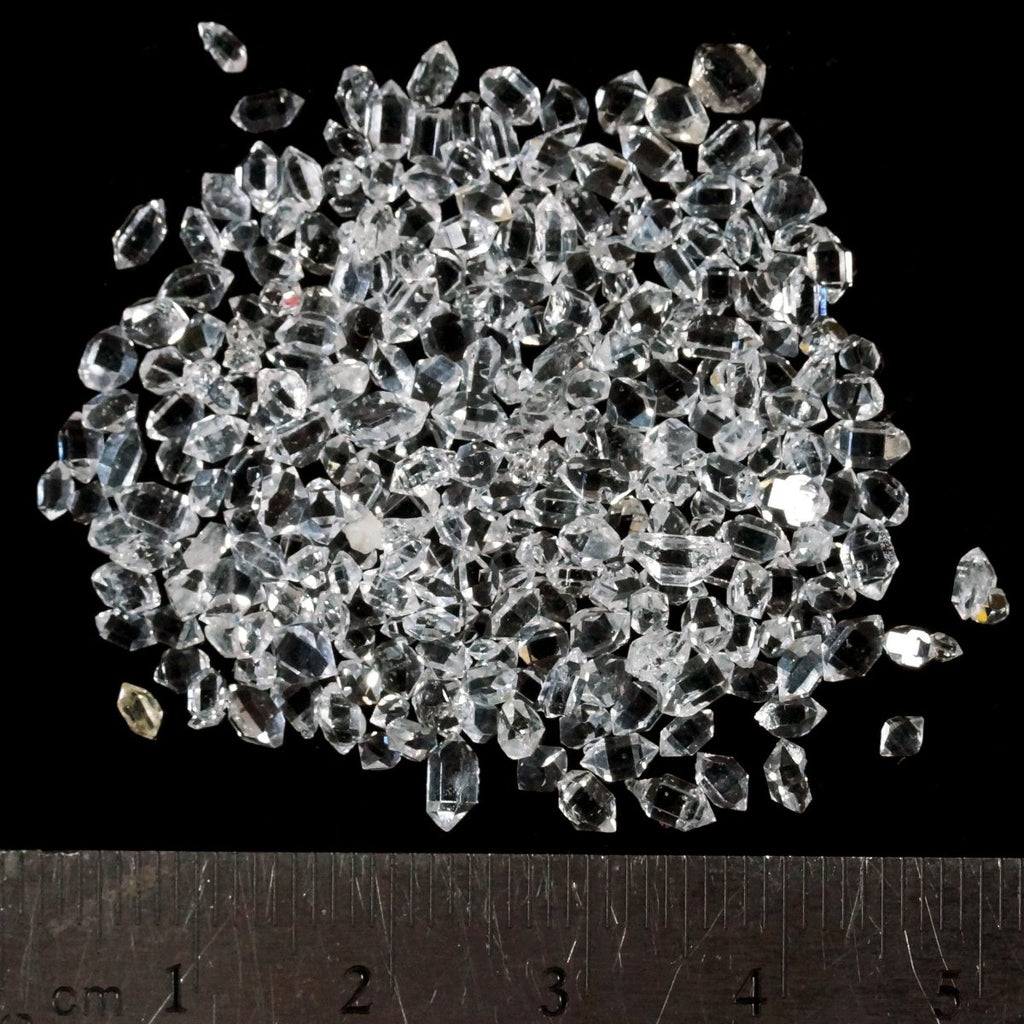Herkimer-Like Diamond Bottle Necklace with Gold Plating and Chain (18 Inches) (1 Piece)