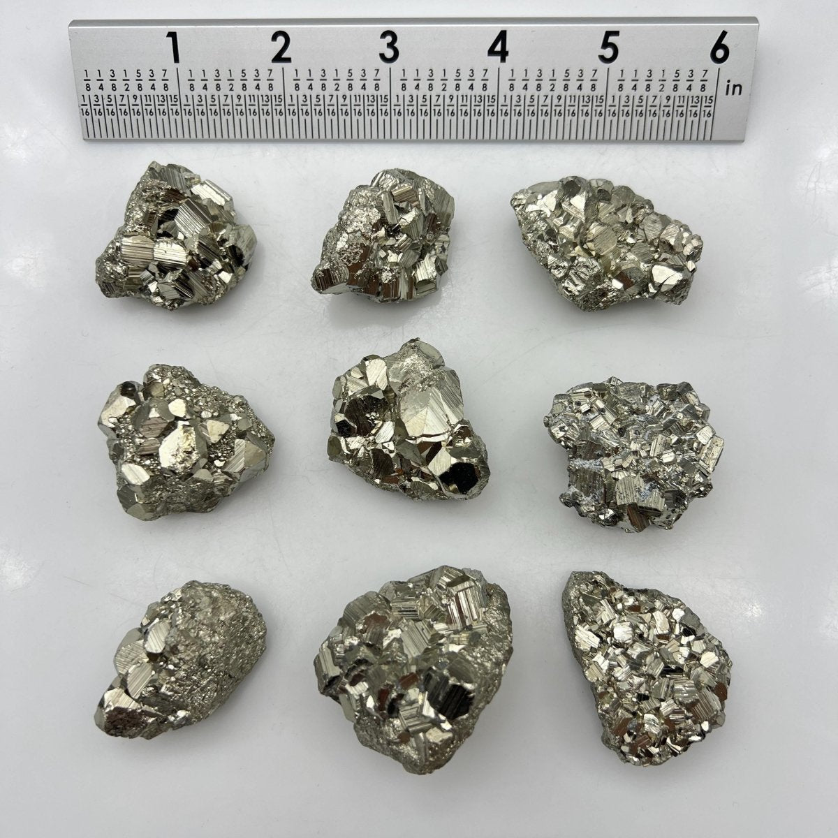 High Quality Cubic Cocada Pyrite 25-50mm AVG