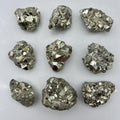 High Quality Cubic Cocada Pyrite 25-50mm AVG