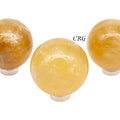 Honey Calcite Sphere 1 Piece, 40 mm