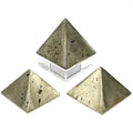 Iron Pyrite Fool's Gold Pyramid (1 Piece) Size 65 to 75 mm Crystal Gemstone Decor