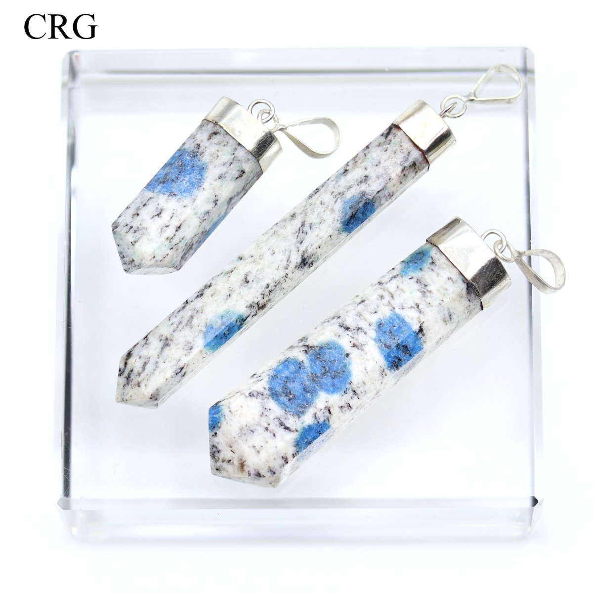 K2 Jasper Point Pendant with Sterling Silver (1 To 2 Inches) (1 Piece)