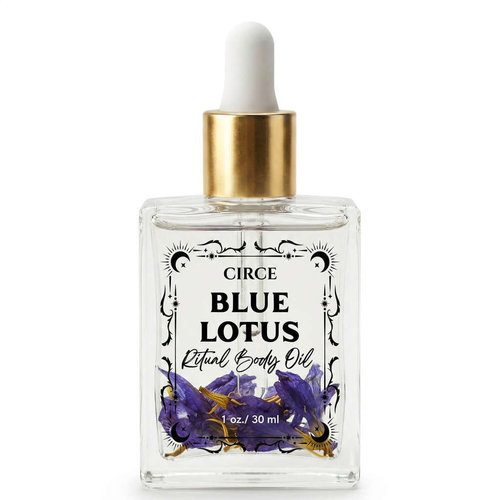 Blue Lotus Ritual Body Oil – Peace, Dreams & Spiritual Connection | Multi-Use Oil