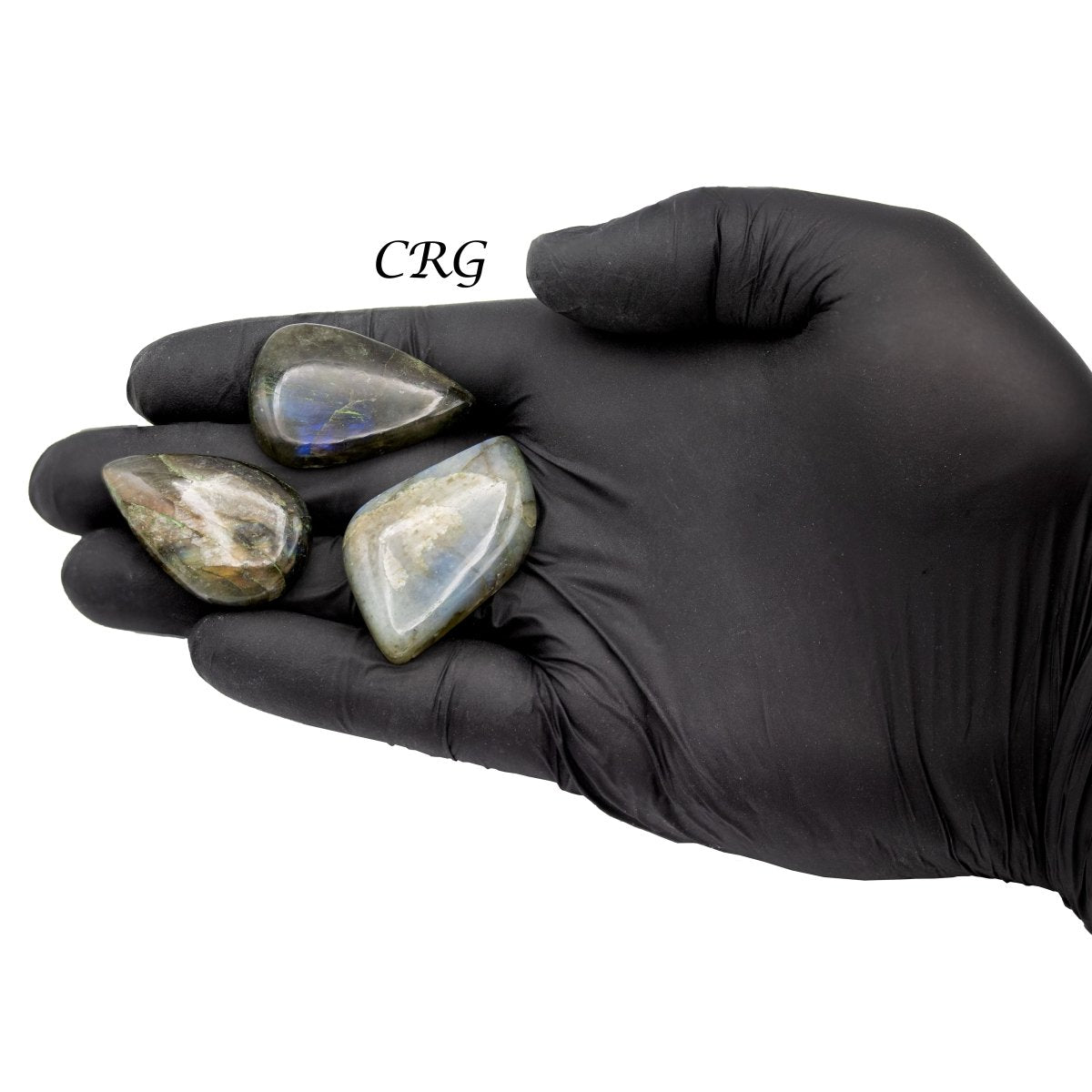 Labradorite Cabochons (75 Grams) Mixed Sizes Bulk Wholesale Lot