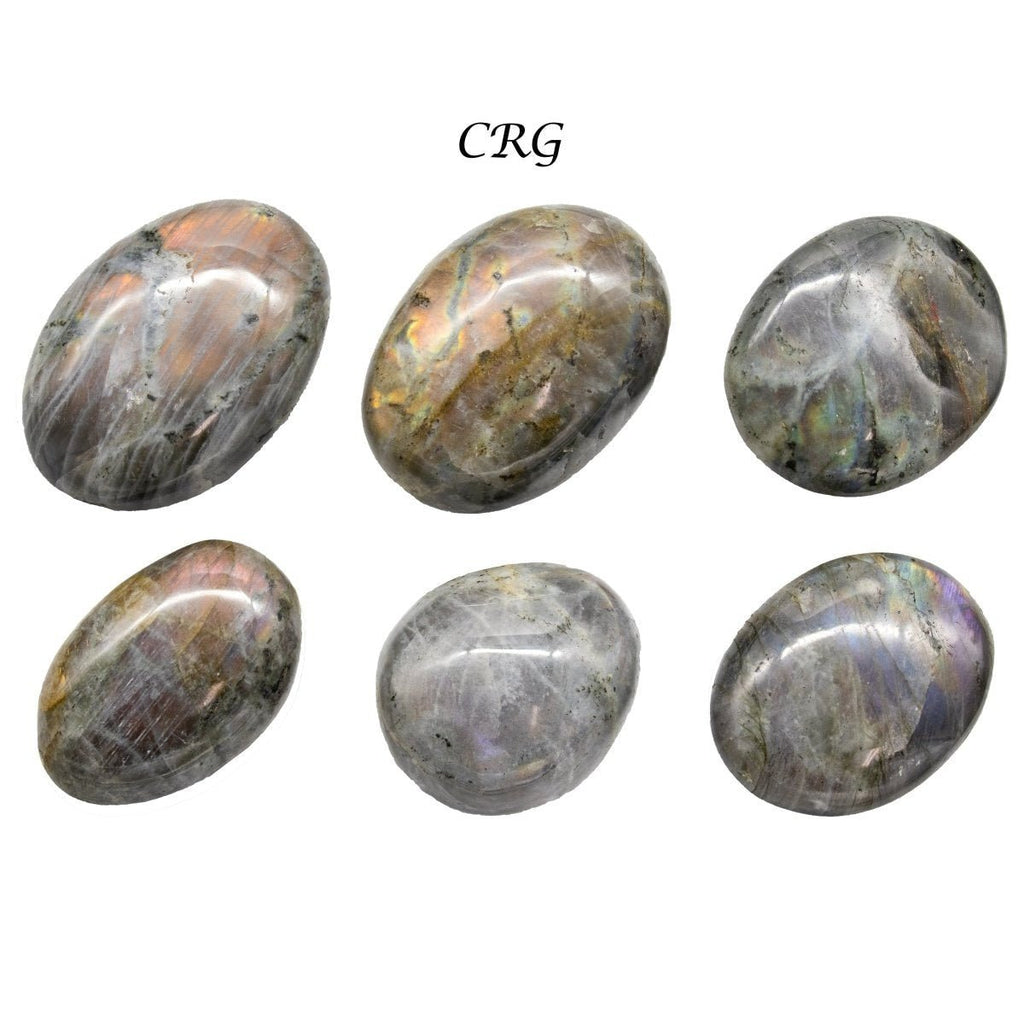 Labradorite Gallet Palm Stones with Lavender Flash Size 35 to 65 mm