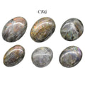 Labradorite Gallet Palm Stones with Lavender Flash Size 35 to 65 mm