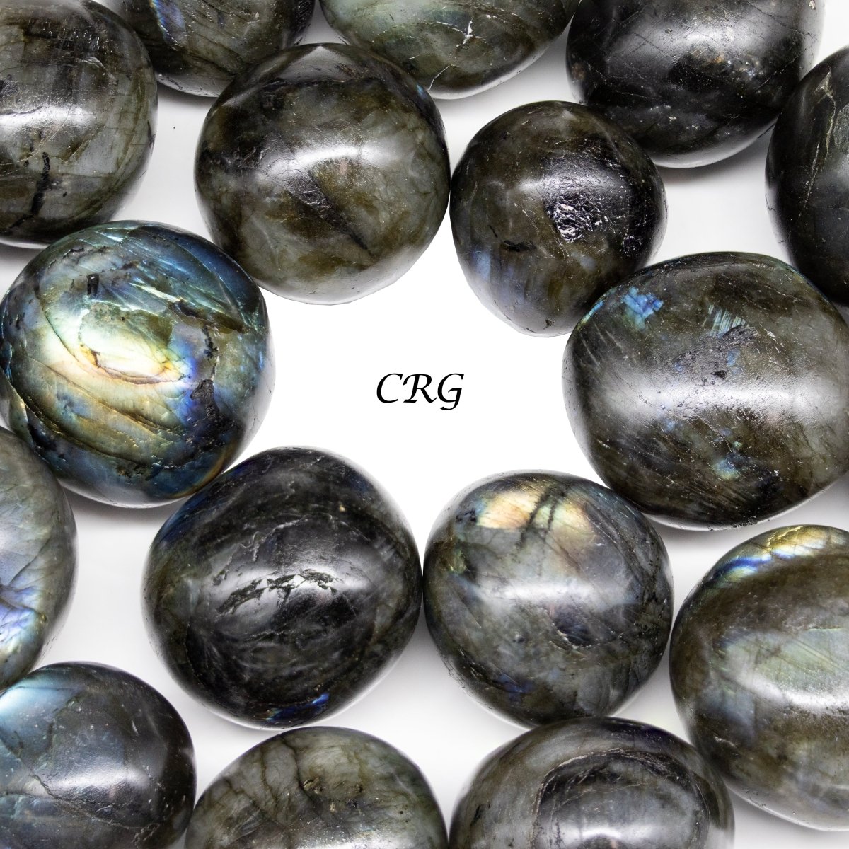 Labradorite High Flash Tumbled (1 Pound) Size 0.5 To 1 Inch Wholesale Polished Crystals Minerals Gemstones