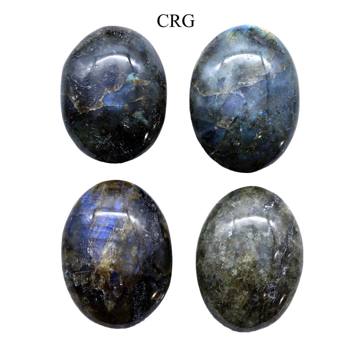 Labradorite Palm Stone (2 Inches) (1 Pc) Polished Raw Crystal