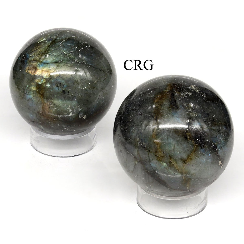 Labradorite Polished Sphere (1 Piece) (Size 40 To 60 mm) Hand Carved Gemstone Decor