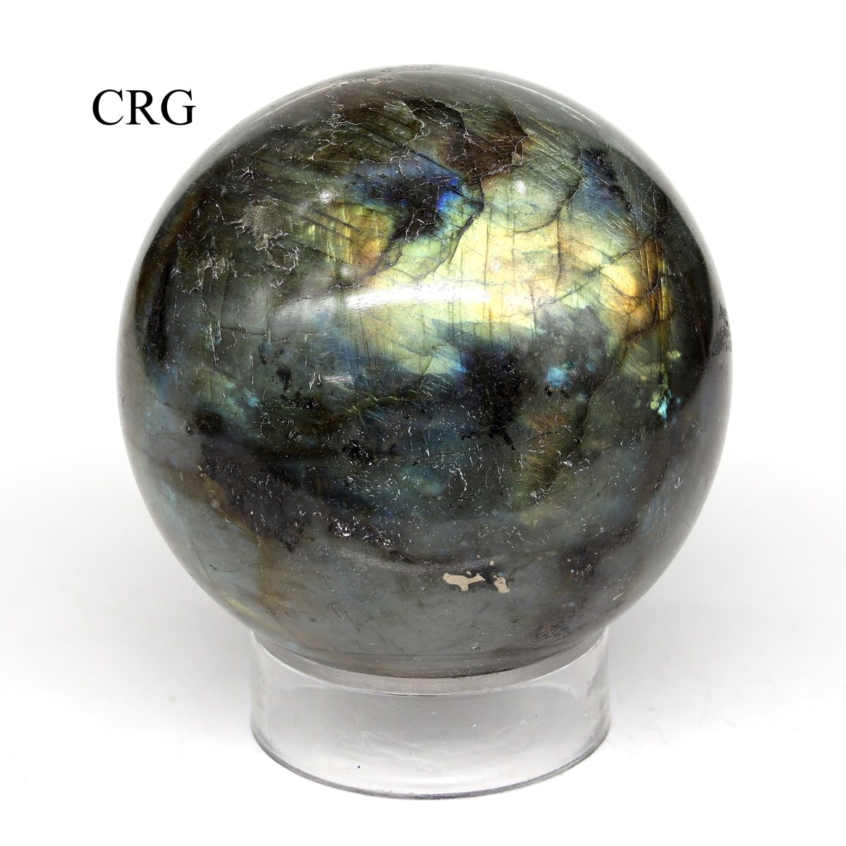 Labradorite Polished Sphere (1 Piece) (Size 40 To 60 mm) Hand Carved Gemstone Decor