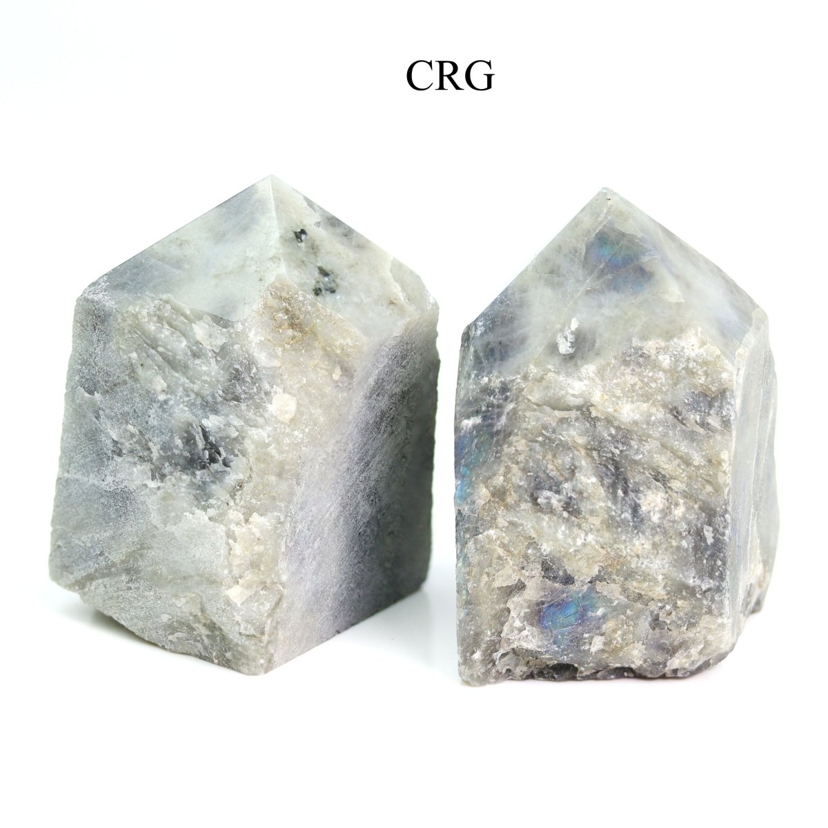 Labradorite Top Polished Points (1 Kilogram) Size 1.5 to 3 Inches Standing Crystal Gemstone Tower