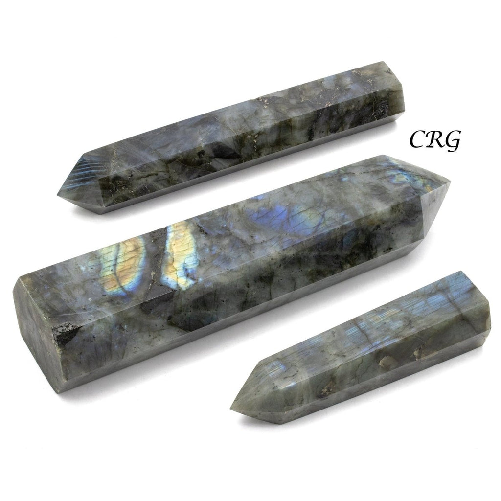 Labradorite Towers Large (1 Piece) Size 8 to 9 Inches High-Flash Gemstone Tower Point