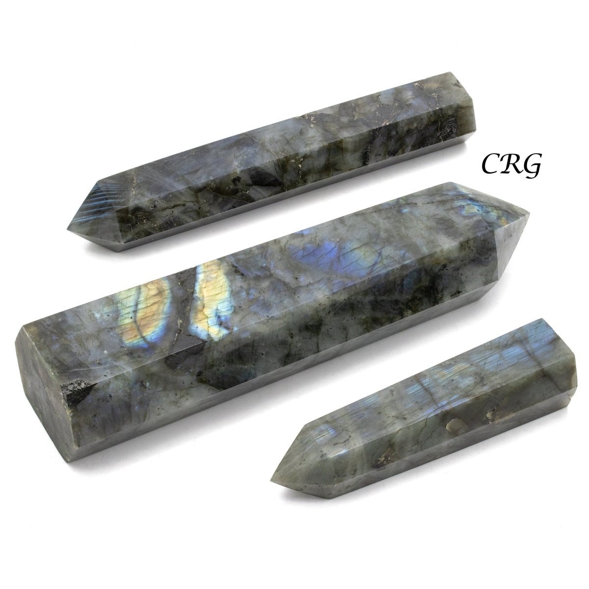 Labradorite Towers Large (1 Piece) Size 8 to 9 Inches High-Flash Gemstone Tower Point