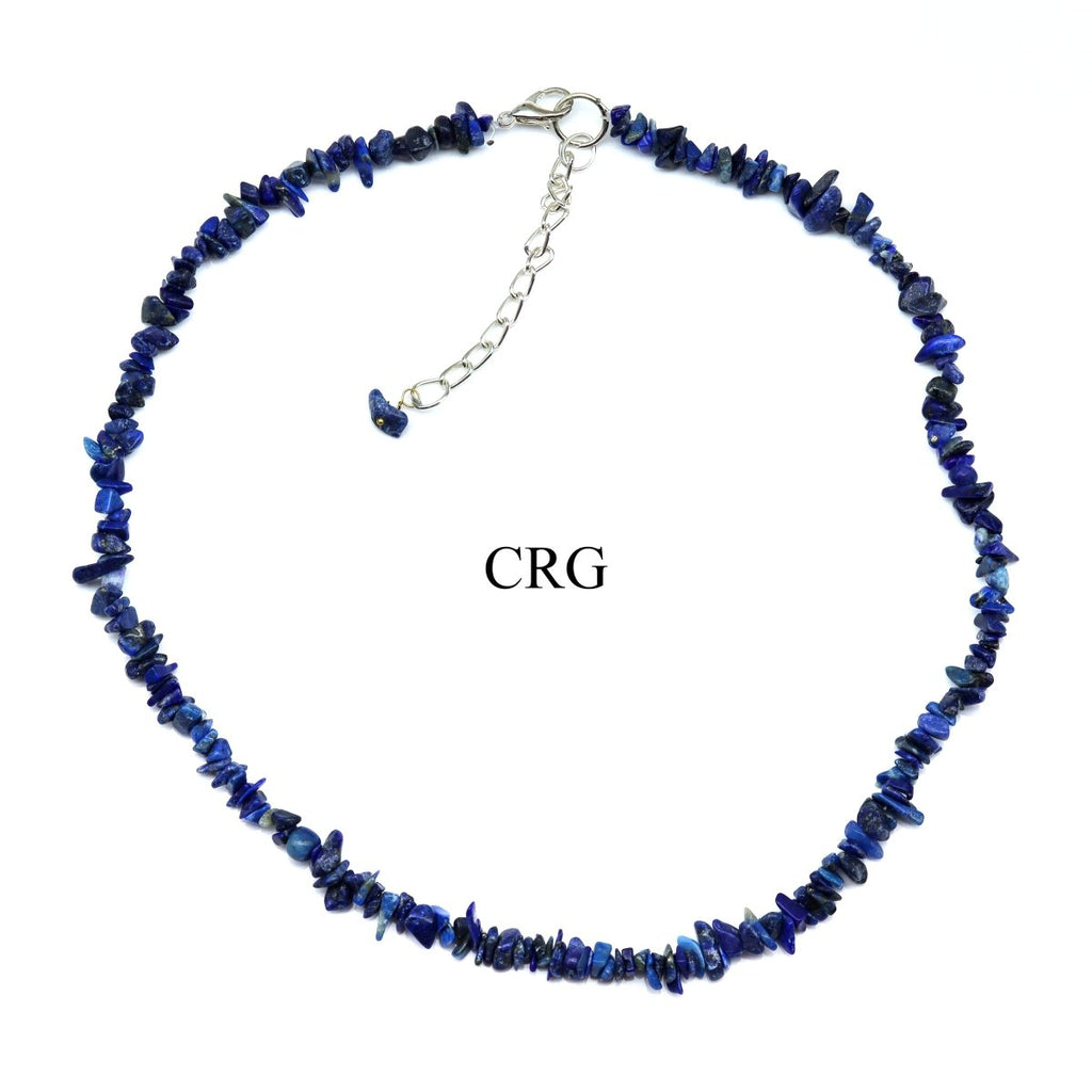 Lapis Lazuli Strand Chip Choker Necklace (16 Inches) (4 Pieces) (INJD)