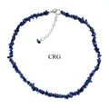 Lapis Lazuli Strand Chip Choker Necklace (16 Inches) (4 Pieces) (INJD)