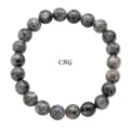 Larvikite Round Bead Stretch Bracelet (8 mm) (1 Piece)