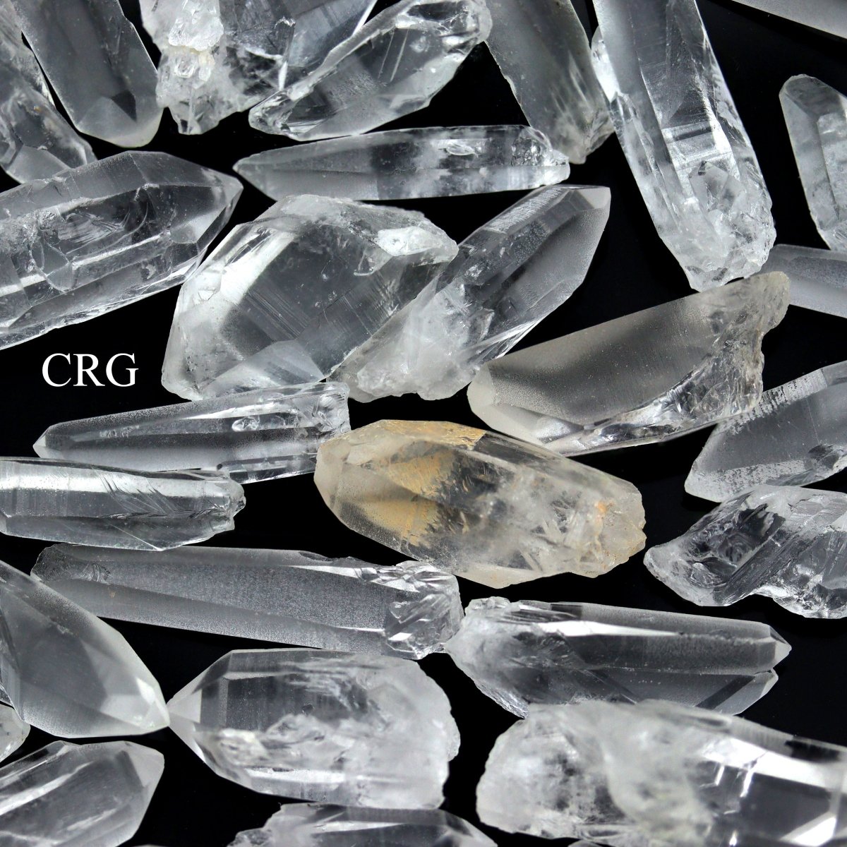 Laser Quartz Points 0.5 to 2.5 Inches Wholesale Lot (1 Pound)