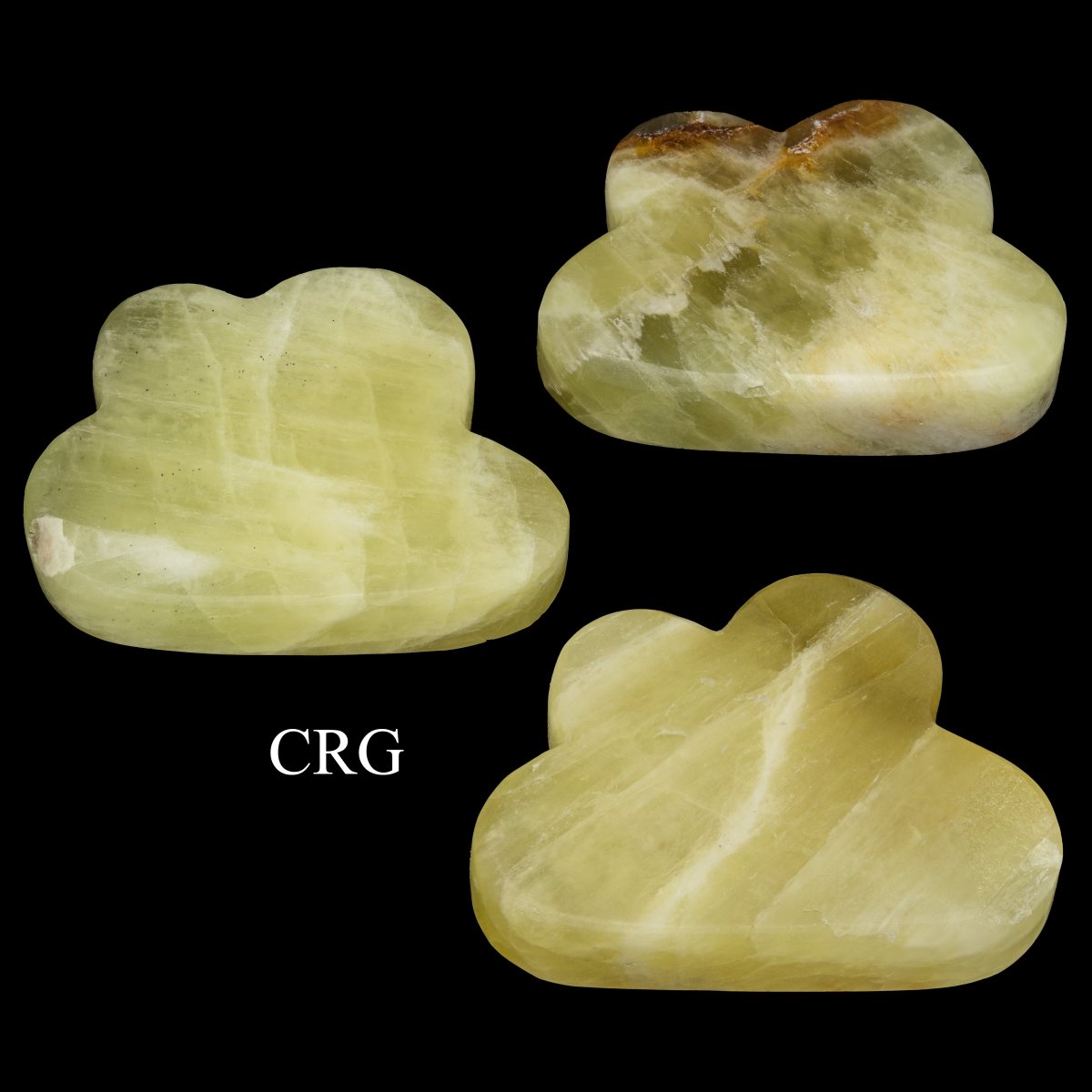 Lemon Calcite Cloud Gemstones (1 Kilogram) Size 1.5 to 3.5 Inches Bulk Wholesale Lot Crystal Shapes