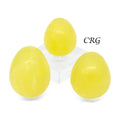 Lemon Calcite Eggs - Mixed Sizes - 1 KILO LOT