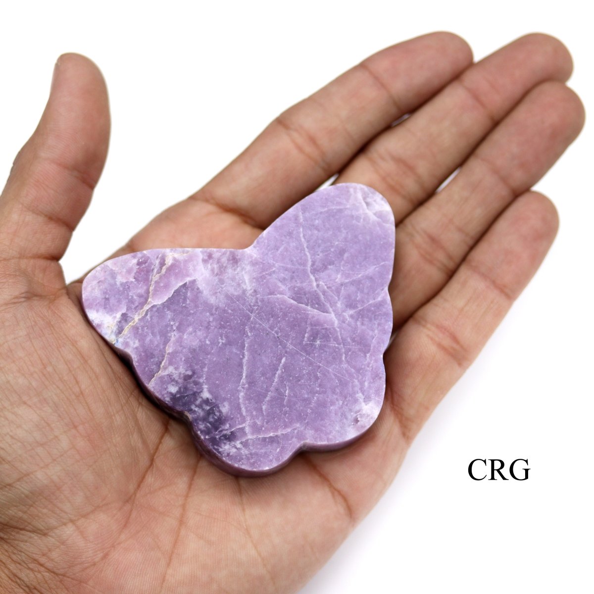Lepidolite Butterfly (1 Piece) Size 3 Inches Crystal Gemstone Animal Carving