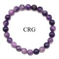 Lepidolite Round Bead Stretch Bracelet (8 mm) (1 Piece)