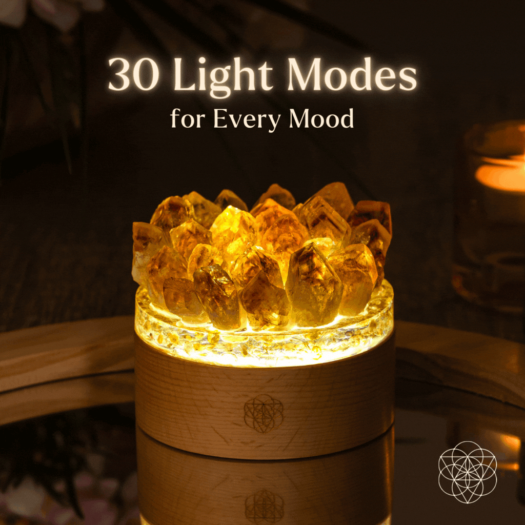 Turn My Life to Gold - Midas Citrine Lamp