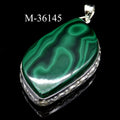 M-36145 - Malachite 925 Sterling Jewelry