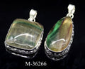 M-36266 - 925 Sterling Silver Rainbow Fluorite Jewelry / 26.7g