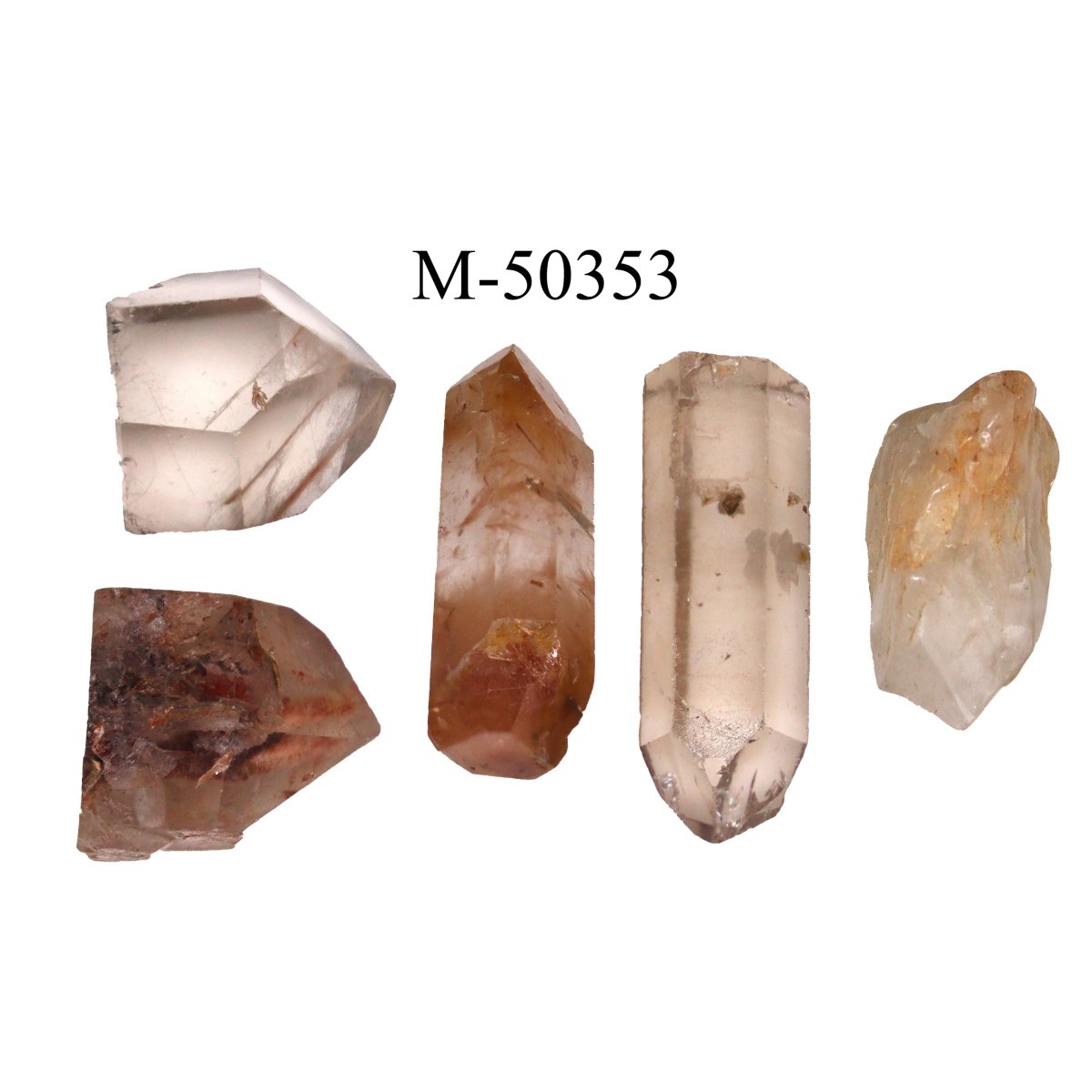M-50353 Garden Inclusion Quartz Points 50 g Lot