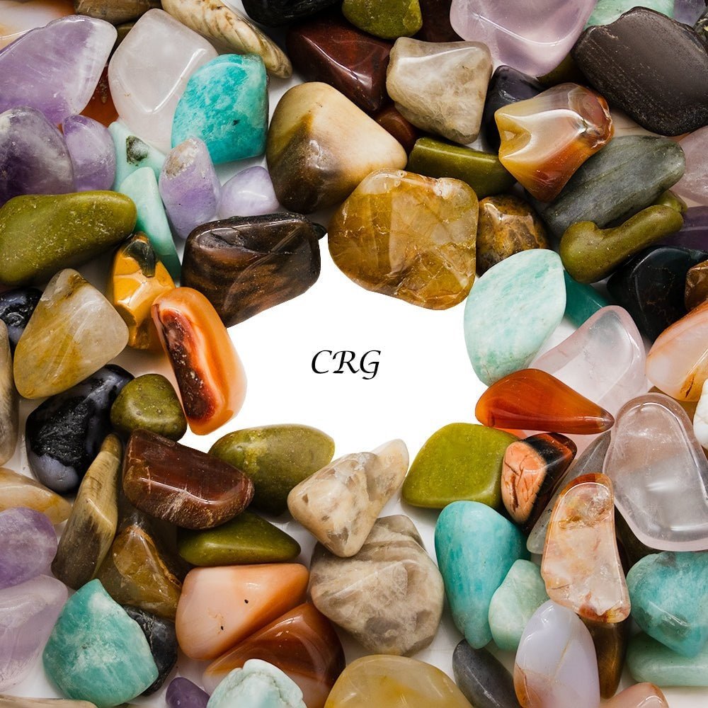 Madagascar Tumbled Small Crystal Mix (Size 8 to 20 mm) Bulk Wholesale Lot Crystal