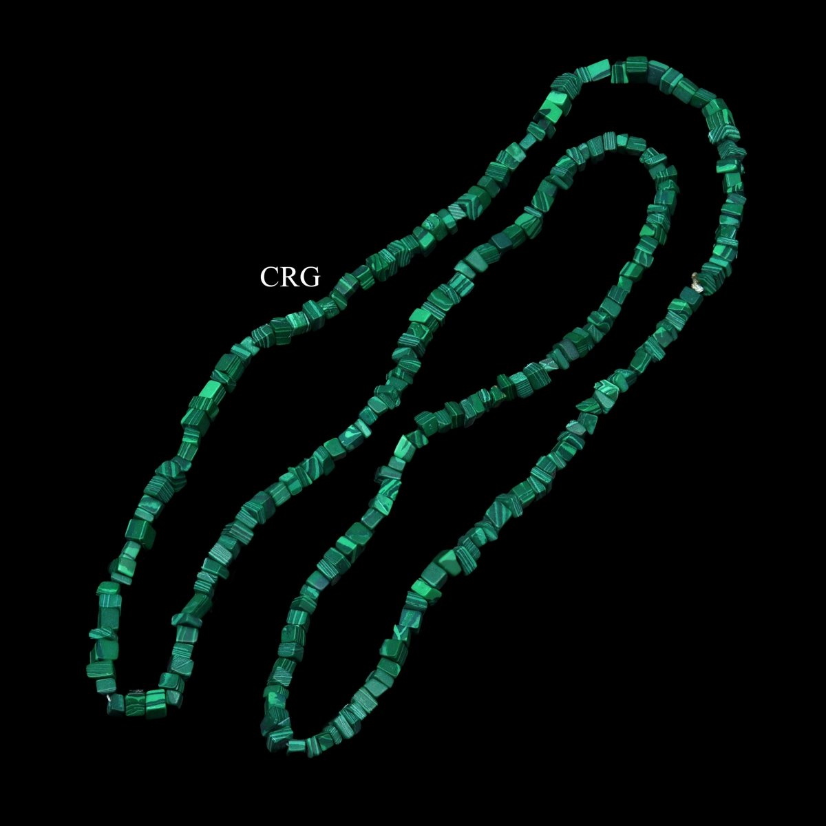 Malachite Inspired Strand Chip Necklace (32 Inches) (1 Piece) (INJD)
