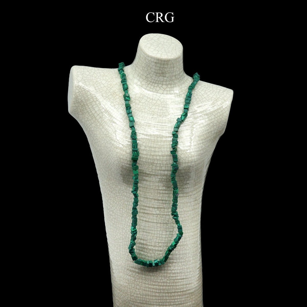 Malachite Inspired Strand Chip Necklace (32 Inches) (1 Piece) (INJD)