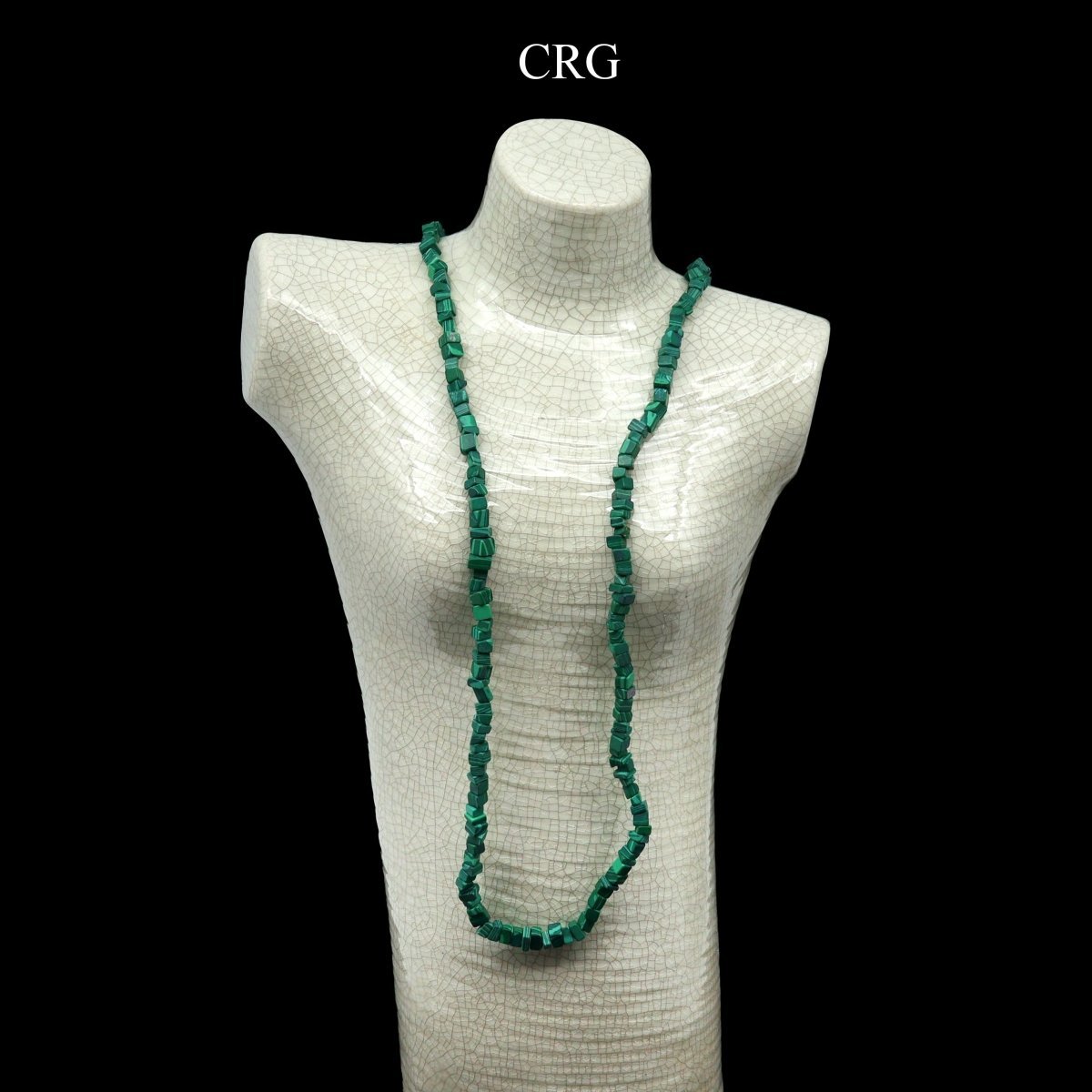 Malachite Inspired Strand Chip Necklace (32 Inches) (1 Piece) (INJD)